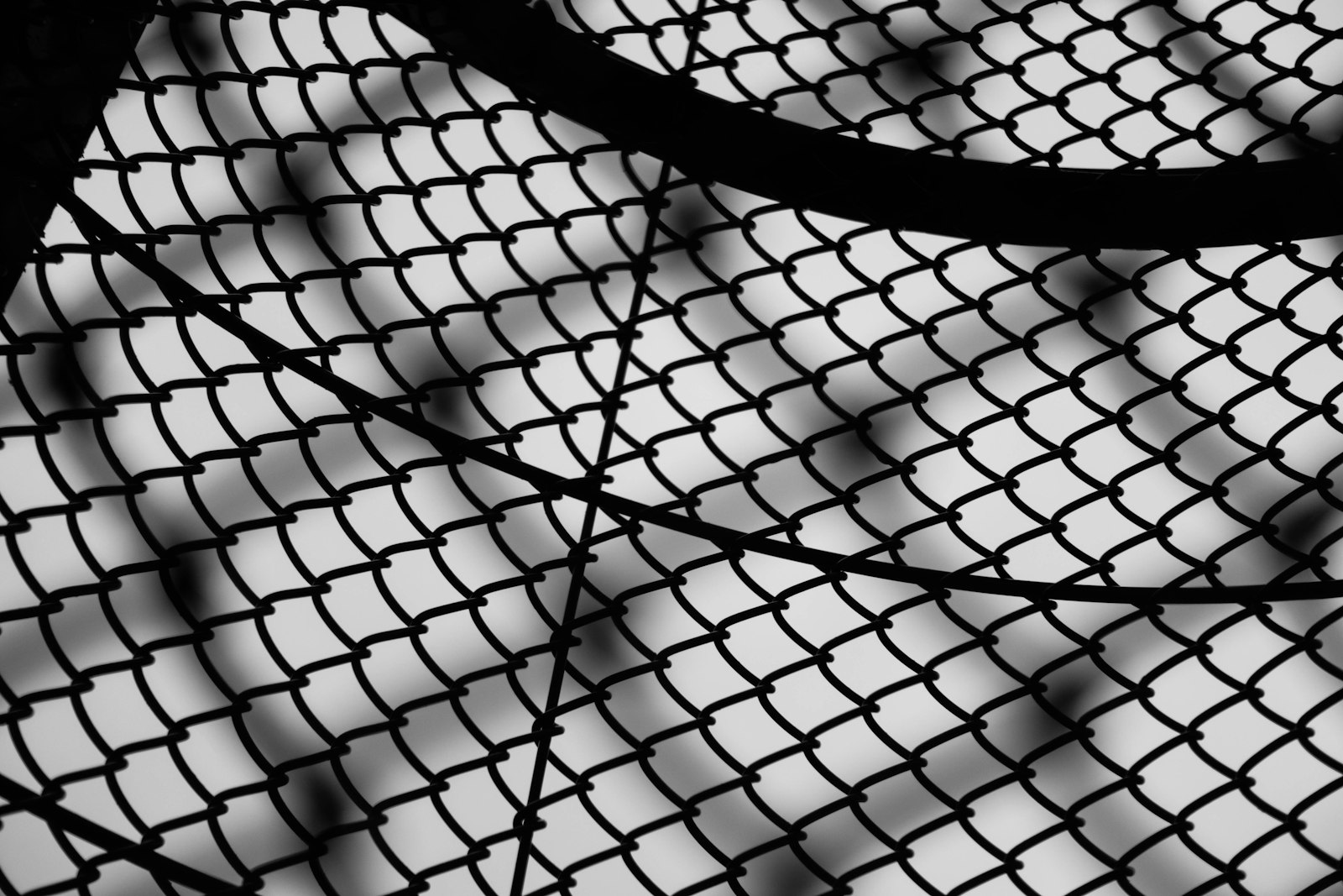 A second close-up of golf netting mesh detail